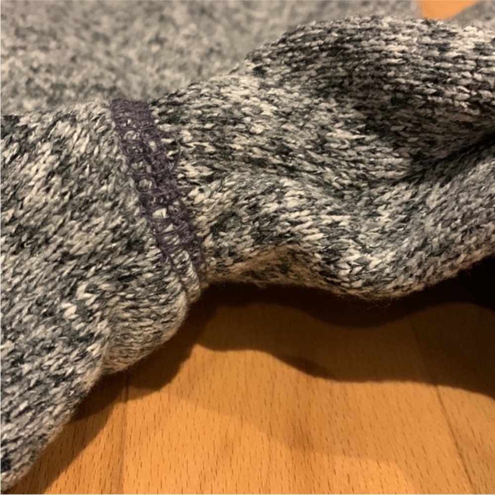 NWT Boy’s Children’s Place Grey Speckled Sherpa Full Zip Hoodie - size L (10/12) - Picture 9 of 14